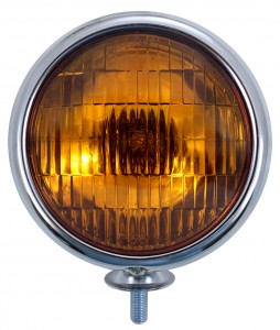 Vintage 12V Fog Light - Amber