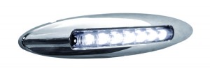 Slim Marker Flatline White LED, (9 Diodes)