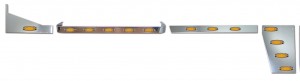Peterbilt, 379 Cowl, Cab 63inch Sleeper & Extension Kit with Infinity LED