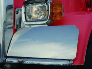 Peterbilt, 367 Fender Guard for Forward Axle, Single Headlight