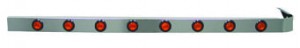 Peterbilt, 379 70inch Sleeper Panel with 16 X 2inch LED & Bezels