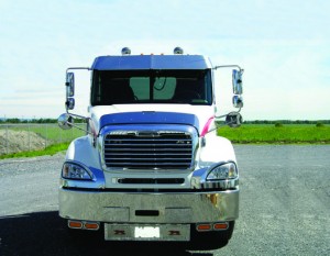 16inch Freightliner, Columbia & Century Class Mid Roof Sunvisor, (2005+)