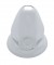 33Mm Chrome Bullet Lug Nut Cover W/ Flange