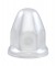Chrome 1 1/2" X 2 1/4" Bullet Lug Nut Cover W/O Flange