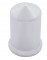 Chrome Plastic 1 1/2" X 2 3/4" Round Nut Cover