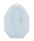 Chrome Plastic 15/16" X 1 5/8" Bullet Push-On Nut Cover W/ Flange