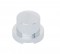 Chrome Plastic 7/16" X 3/4" Pointed Round Nut Cover For Hex Head Bolts