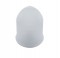 (10/Pack) Chrome Plastic 1" X 1 5/8" Bullet Round Huck Bolt Cover