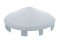 Chrome Universal Pointed Front Hub Cap - 1" Lip