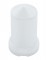 Chrome Plastic 33Mm X 3 3/16" Round Push-On Nut Cover W/ Flange