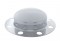 Chrome Front 3Pc. Axle Cover W/ Hubdometer Hub Cap - 8 Holes Uni-Mont Ring