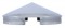 Chrome 4 Even Notch Pointed Front Hub Cap - 1" Lip