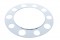 Chrome 10 Holes Beauty Ring - Steel