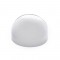 Chrome 8" Full Moon Rear Hub Cap