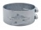 Stainless Steel 8" Butt Joint Exhaust Clamp W/ Angled Bracket