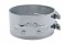 Stainless Steel 7" Butt Joint Exhaust Clamp W/ Straight Bracket