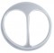 (2/ Bulk) Chrome Cat'S Eye 5 3/4" Headlight Cover