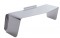 Stainless Steel 6" X 4" Rectangular Headlight Visor - Flat