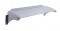 Stainless Steel 6" X 4" Rectangular Headlight Visor - Curved
