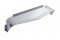Stainless Steel 8" X 6" X Rectangular Headlight Visor - Ribbed