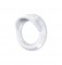 Chrome Plastic 2" Round Bezel W/ Visor
