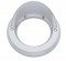 Chrome Plastic Bezel W/ Visor-2 1/2" Round