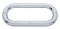 Chrome Plastic Oval Bezel W/O Visor