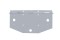 Chrome 1 License Plate Angled Holder W/ Running Light Cutout