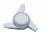 Chrome Spinner - 3 Bar Right Swing