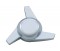 Chrome Spinner - 3 Bar Left Swing