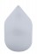 Chrome Plastic 15/16" X 2 1/2" Spike Nut Cover