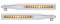 (2/Bulk) Stainless Steel Deluxe Quarter Fender Bracket W/ 11 Amber Led 17" Light Bar W/ Bezel - Amber Lens