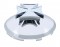 Stainless Steel 7/16" Lip 6 Uneven Notch Front Hub Cap W/ Iron Cross Spinner