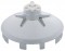 Stainless Steel 1" Lip 4 Even Notch Front Cap W/ Gun Cylinder Spinner