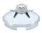 Stainless Steel 1" Lip 5 Even Notch Front Cap W/ Gun Cylinder Spinner