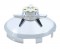 Stainless Steel 1" Lip 6 Uneven Notch Front Cap W/ Gun Cylinder Spinner
