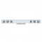 Stainless Steel 94" 1 Piece Rear Light Bar W/ Six 4" Light Cutouts