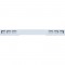 Stainless Steel 94" 1 Piece Rear Light Bar W/ 6 Rectangular Light Cutouts