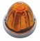 Large Glass Marker Light W/ 1157 Bulb - Amber Watermelon Lens