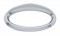 (2/Card) Chrome Plastic Peterbilt Glove Box Emblem Bezel W/ Visor