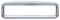 Chrome Plastic Kenworth Glove Box Emblem Bezel W/ Visor