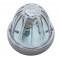Incandescent Large Glass Marker Light W/ 1157 Bulb - Clear Watermelon Lens