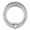 Chrome Plastic Freightliner Small Gauge Cover W/ V