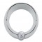 Chrome Plastic Freightliner Small Gauge Cover W/ V