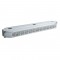 Stainless Steel Double Face Lt Bracket With Two 11 Led 17 5/16" Lt Bar W/ Bezel - Amber/Clear & Amber/Clear