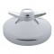 Stainless Steel 7 1/2" Rear Hub Cap W/ 2 Bar Spinner