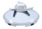 Stainless Steel 7/16" Lip 5 Even Notch Front Hub Cap W/ 3 Bar Left Spinner