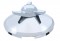 Stainless Steel 7/16" Lip 4 Even Notch Front Hub Cap W/ 3 Bar Right Spinner