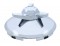 Stainless Steel 7/16" Lip 5 Even Notch Front Hub Cap W/ 3 Bar Right Spinner