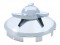 Stainless Steel 1" Lip 6 Uneven Notch Front Hub Cap W/ 3 Bar Right Spinner